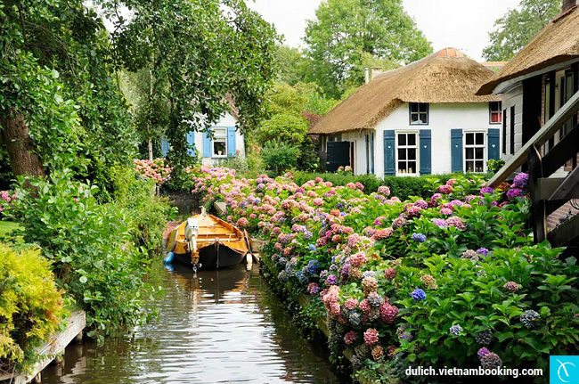 Chiêm ngưỡng ngôi làng tuyệt đẹp ở Hà Lan