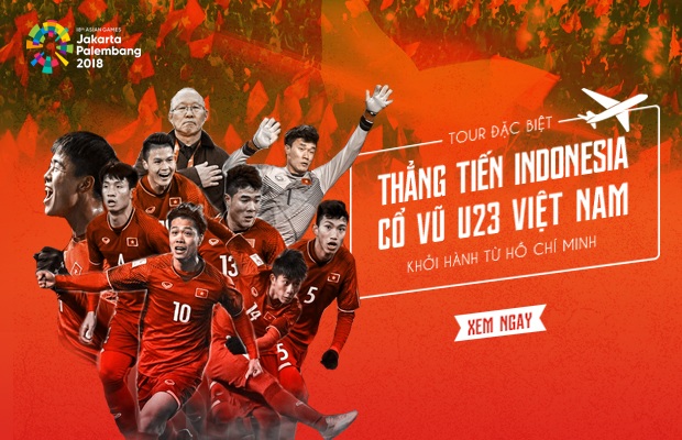 Tour du lịch Indonesia kết hợp cổ vũ U23 Việt Nam tại ASIAD