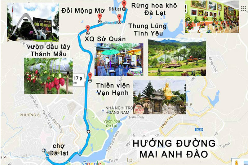 Chào mừng bạn đến với Đà Lạt - một thành phố tuyệt đẹp của Việt Nam! Hãy xem bản đồ du lịch Đà Lạt mới nhất để khám phá những cung đường và điểm đến thú vị nhất của thành phố này.
