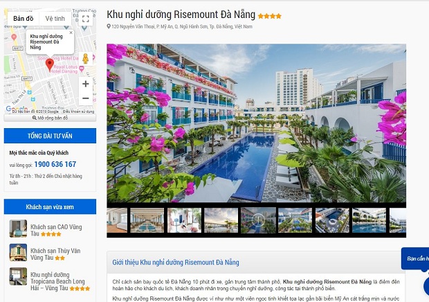 cách thức đặt phòng khách sạn trên website Vietnam Booking