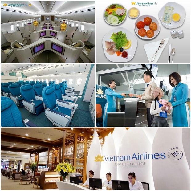 Tiện ích của Hãng Vietnam Airlines | Lý do nên mua vé máy bay Vietnam Airlines