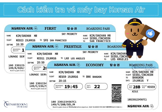 Kiểm tra vé máy bay Korean Air: Chúng tôi hiểu rằng tình trạng kiểm tra vé máy bay của bạn trở nên quan trọng hơn bao giờ hết trong thời gian hiện tại. Vì vậy, chúng tôi đưa ra một phương thức kiểm tra vé máy bay Korean Air đơn giản nhưng hiệu quả, giúp bạn tra cứu thông tin và cập nhật lịch bay một cách nhanh chóng và tiện lợi nhất. Hãy thử ngay.