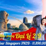 Tour Singapore 3N2Đ | Merlion Park – Garden By The Bay – Đảo Sentosa