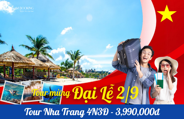 Tour Nha Trang 4 ngày 3 đêm | Vinwonder Nha Trang – Bãi Tranh – Tháp Bà Ponagar – Bãi Dài